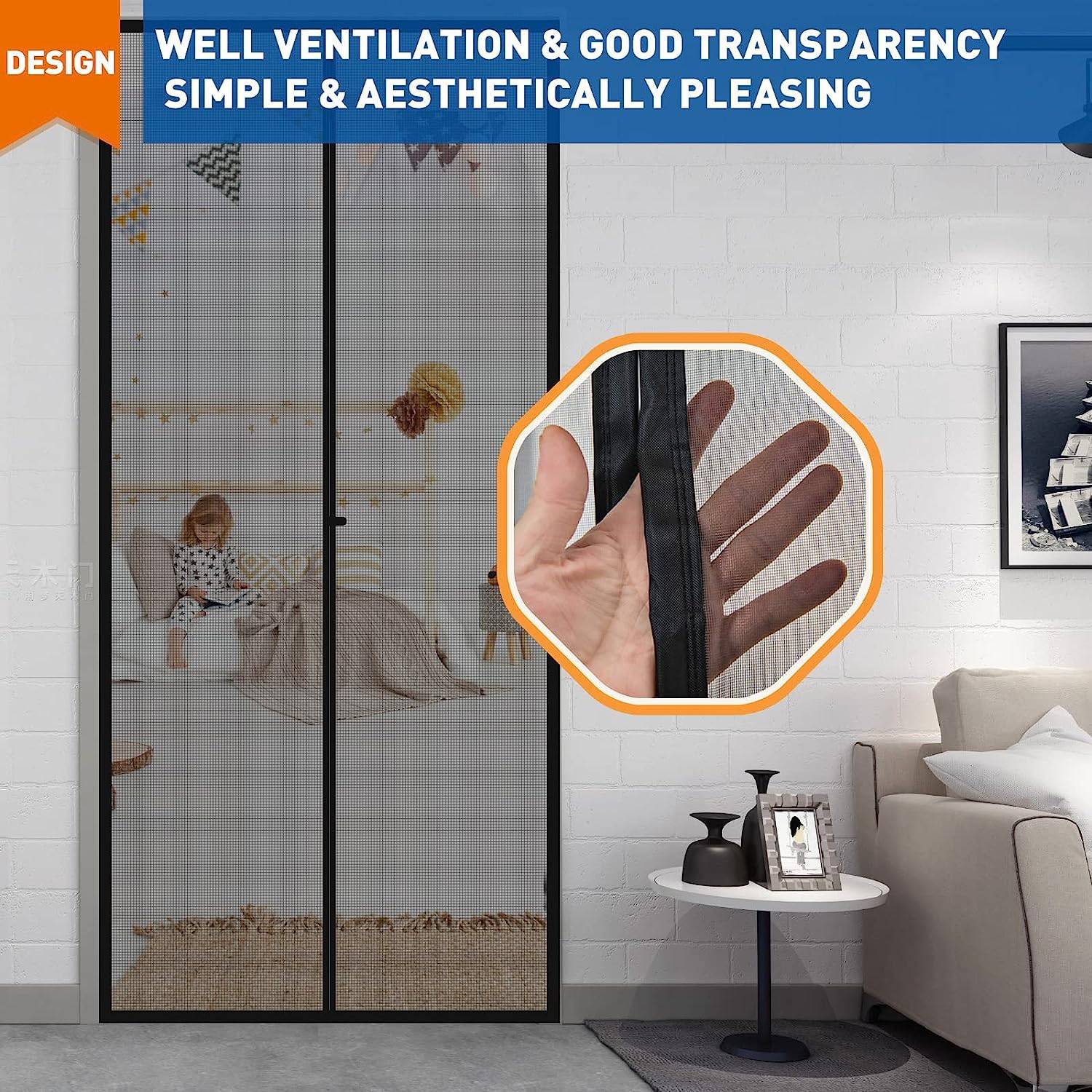 Magnetic Fly Screen Door